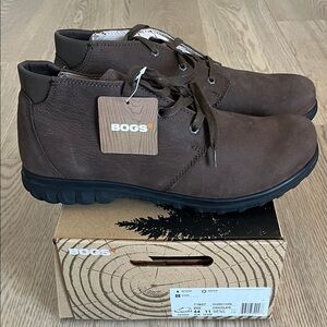 BOGS Men's Dark Brown Chukka Boots